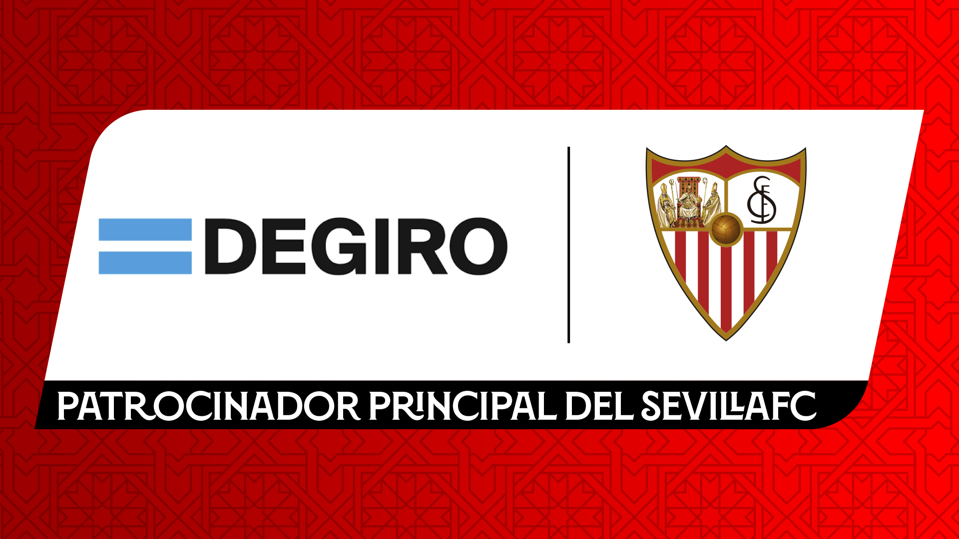 Patrocinio de DeGiro al Sevilla